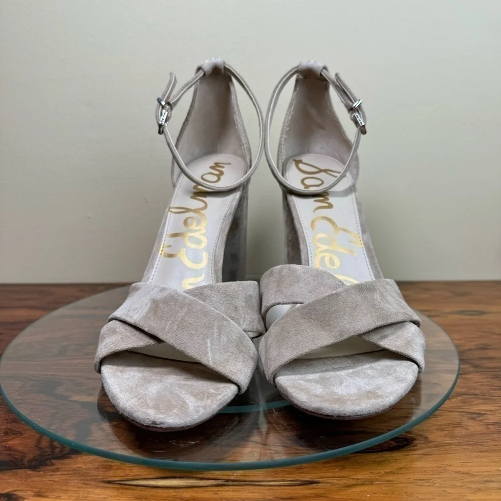 NEW Sam Edelman Yancy Block Heel Sandals